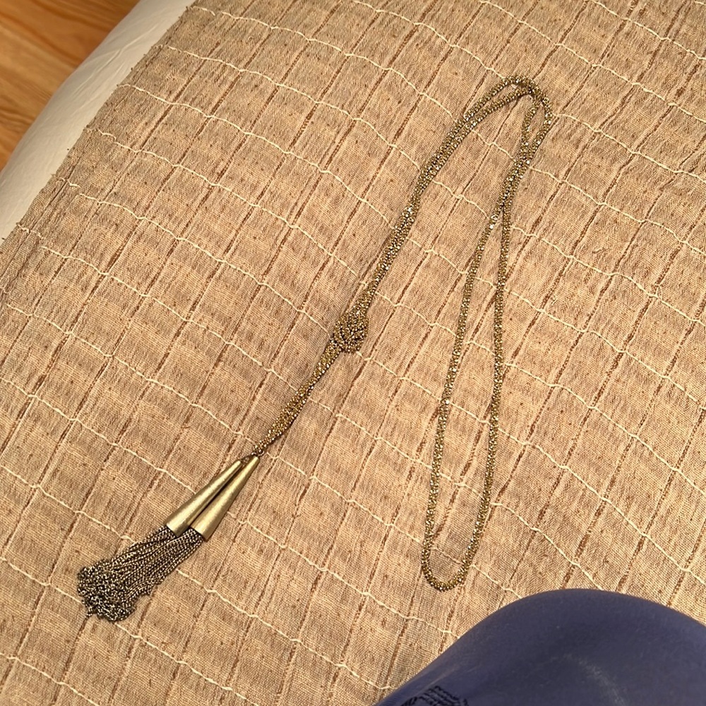 Kendra Scott gold pharah necklace
